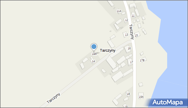 Tarczyny, Tarczyny, 14A, mapa Tarczyny