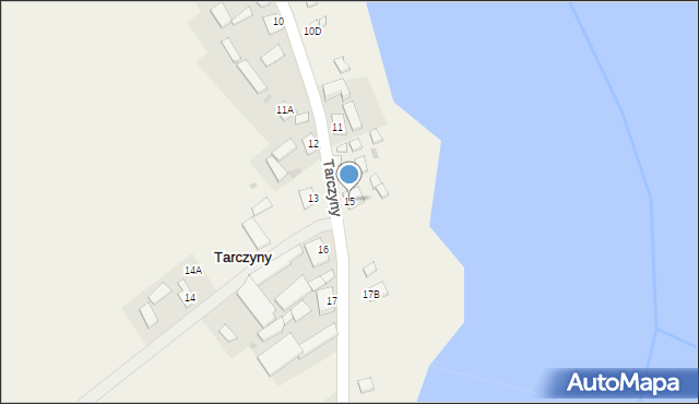 Tarczyny, Tarczyny, 15, mapa Tarczyny