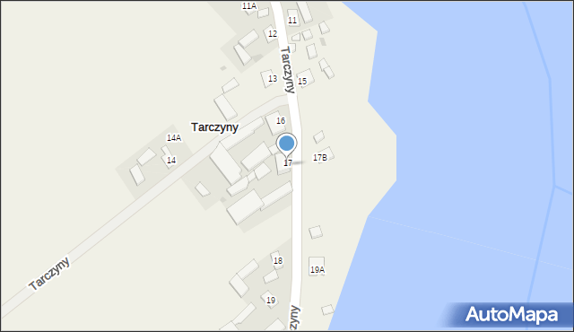 Tarczyny, Tarczyny, 17, mapa Tarczyny