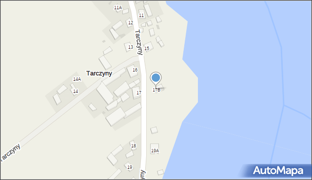 Tarczyny, Tarczyny, 17B, mapa Tarczyny