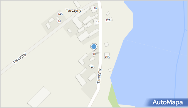 Tarczyny, Tarczyny, 18, mapa Tarczyny