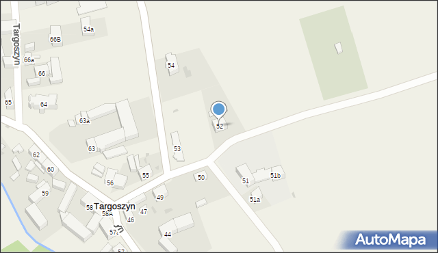 Targoszyn, Targoszyn, 52, mapa Targoszyn