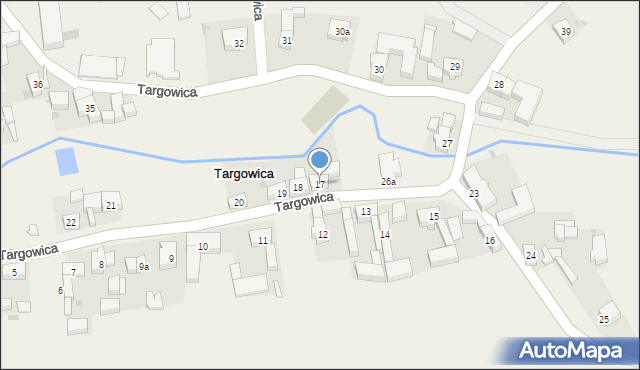 Targowica, Targowica, 17, mapa Targowica