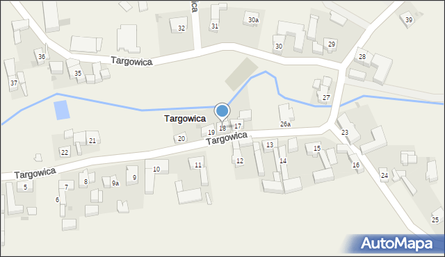 Targowica, Targowica, 18, mapa Targowica