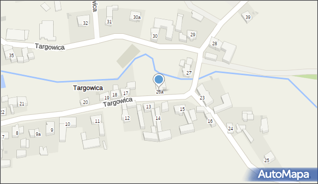 Targowica, Targowica, 26a, mapa Targowica