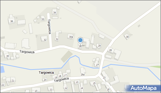 Targowica, Targowica, 30, mapa Targowica