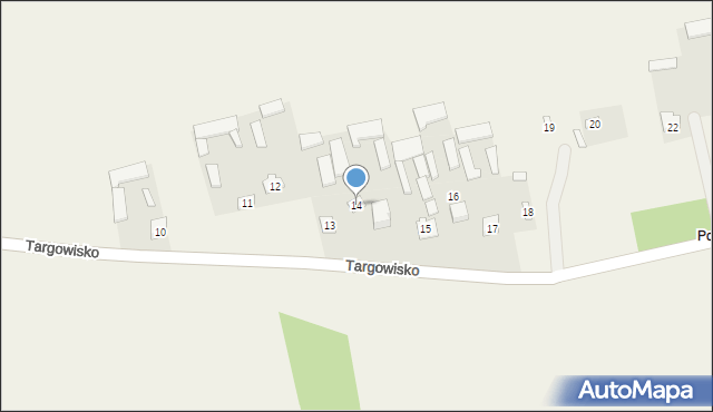 Targowisko, Targowisko, 14, mapa Targowisko