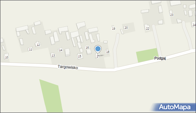 Targowisko, Targowisko, 17, mapa Targowisko