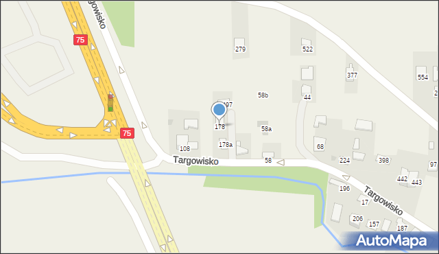 Targowisko, Targowisko, 178, mapa Targowisko