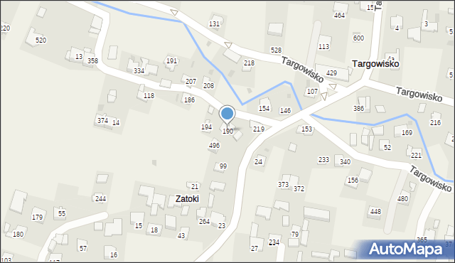 Targowisko, Targowisko, 190, mapa Targowisko