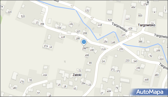Targowisko, Targowisko, 194, mapa Targowisko