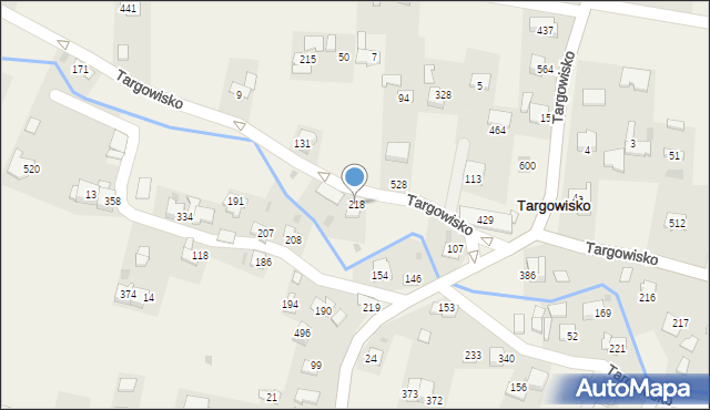 Targowisko, Targowisko, 218, mapa Targowisko