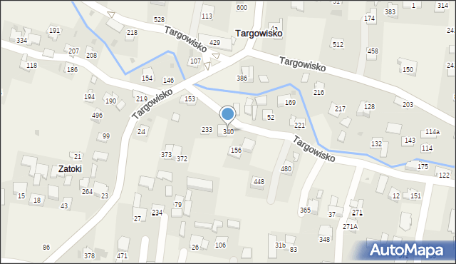 Targowisko, Targowisko, 340, mapa Targowisko