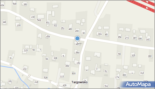 Targowisko, Targowisko, 437, mapa Targowisko