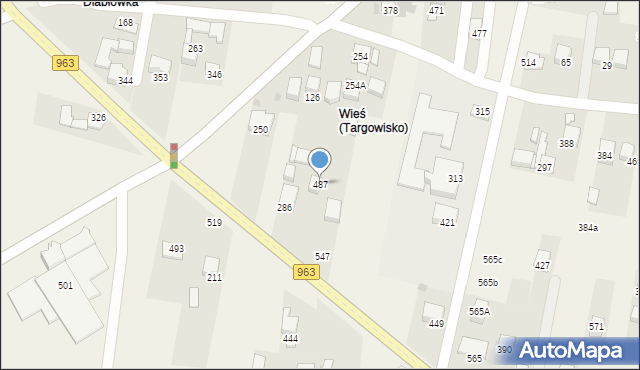 Targowisko, Targowisko, 487, mapa Targowisko