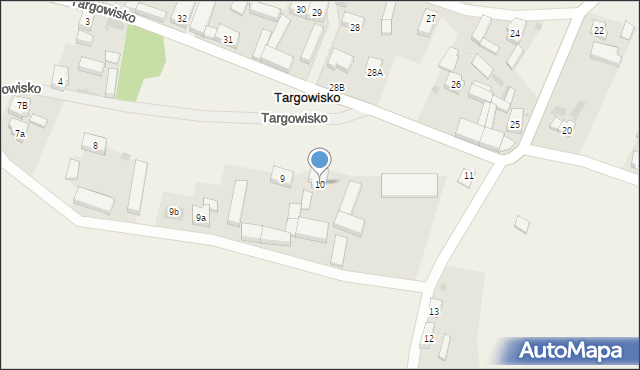 Targowisko, Targowisko, 10, mapa Targowisko