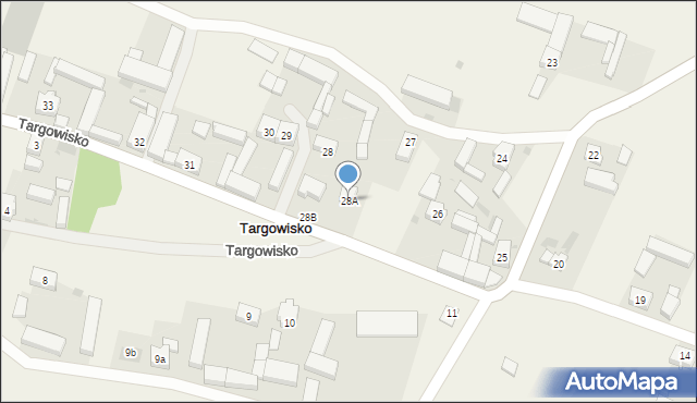 Targowisko, Targowisko, 28A, mapa Targowisko