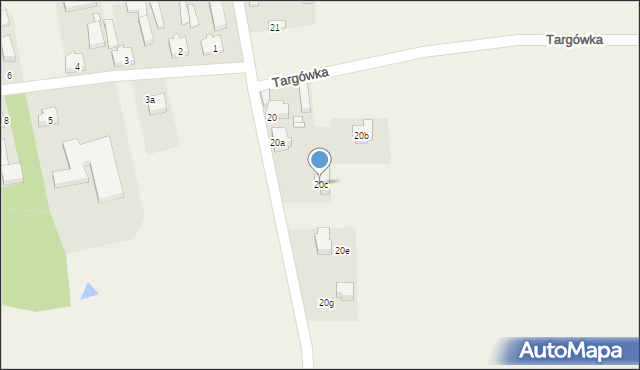 Targówka, Targówka, 20c, mapa Targówka