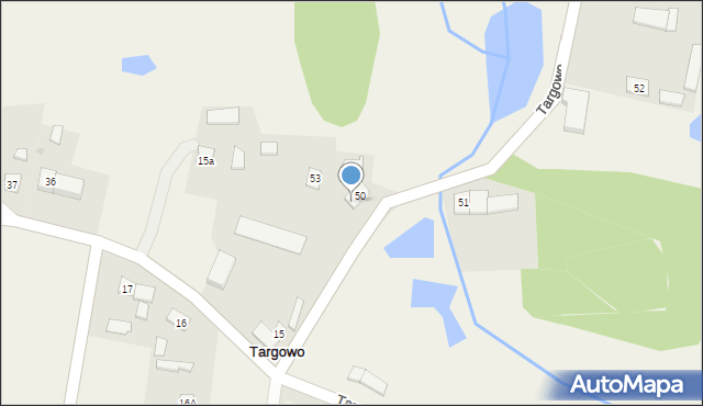 Targowo, Targowo, 50a, mapa Targowo