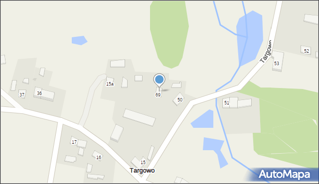 Targowo, Targowo, 53, mapa Targowo