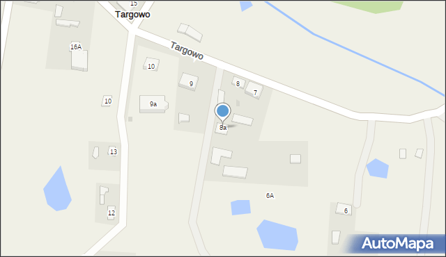 Targowo, Targowo, 8a, mapa Targowo