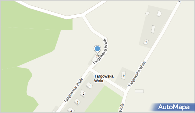 Targowska Wola, Targowska Wola, 19, mapa Targowska Wola