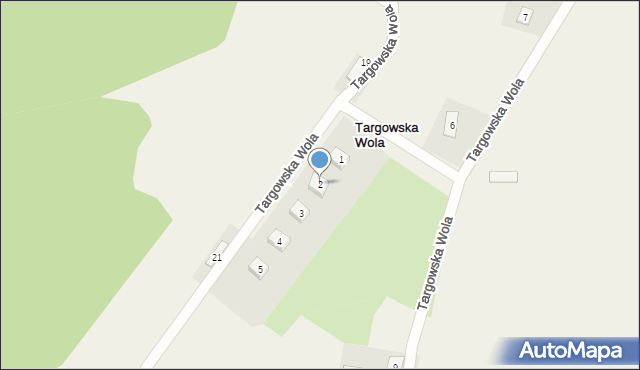 Targowska Wola, Targowska Wola, 2, mapa Targowska Wola