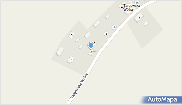 Targowska Wólka, Targowska Wólka, 6, mapa Targowska Wólka