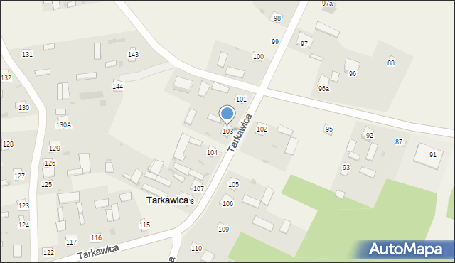 Tarkawica, Tarkawica, 103, mapa Tarkawica