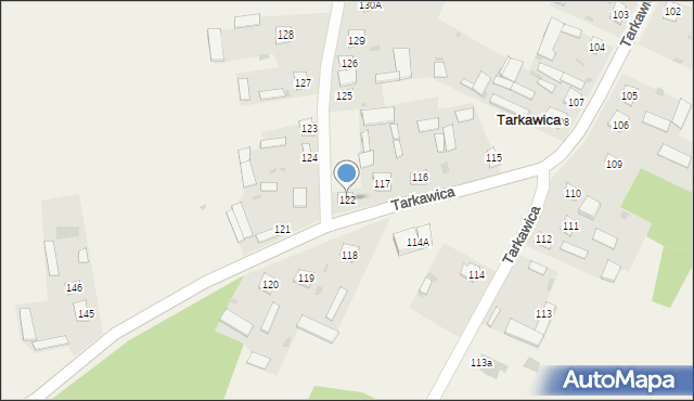 Tarkawica, Tarkawica, 122, mapa Tarkawica