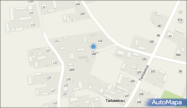Tarkawica, Tarkawica, 144, mapa Tarkawica