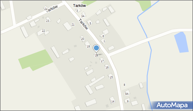 Tarków, Tarków, 18, mapa Tarków