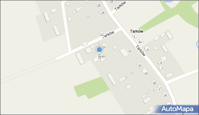 Tarków, Tarków, 22, mapa Tarków