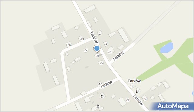 Tarków, Tarków, 26, mapa Tarków