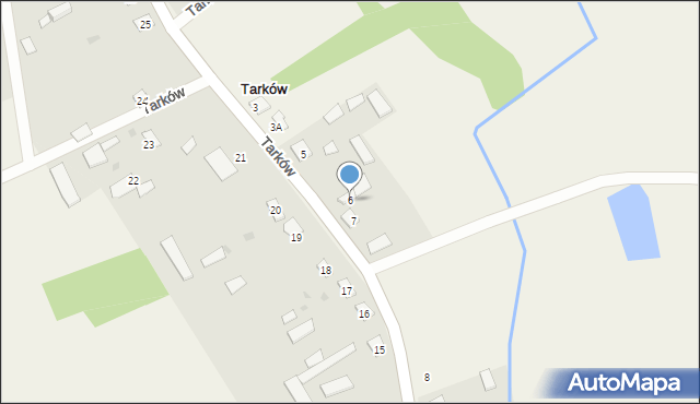 Tarków, Tarków, 6, mapa Tarków