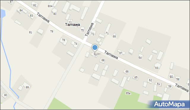 Tarnawa, Tarnawa, 73, mapa Tarnawa