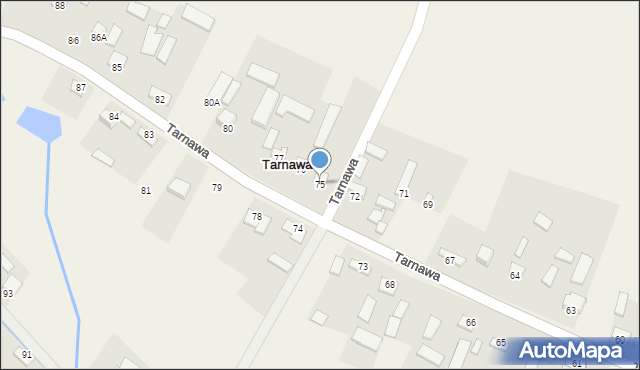 Tarnawa, Tarnawa, 75, mapa Tarnawa