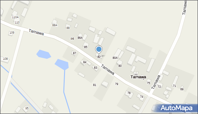 Tarnawa, Tarnawa, 82, mapa Tarnawa