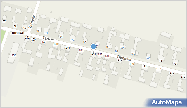 Tarnawa, Tarnawa, 143, mapa Tarnawa