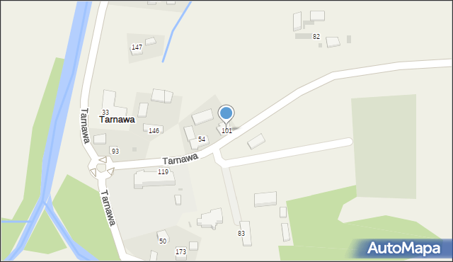 Tarnawa, Tarnawa, 101, mapa Tarnawa