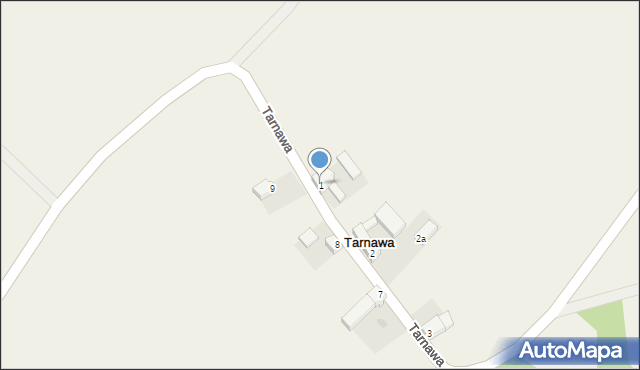 Tarnawa, Tarnawa, 1, mapa Tarnawa