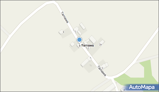 Tarnawa, Tarnawa, 8, mapa Tarnawa