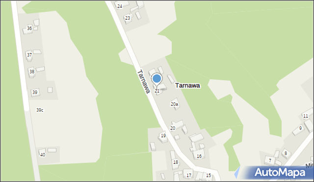 Tarnawa, Tarnawa, 21, mapa Tarnawa