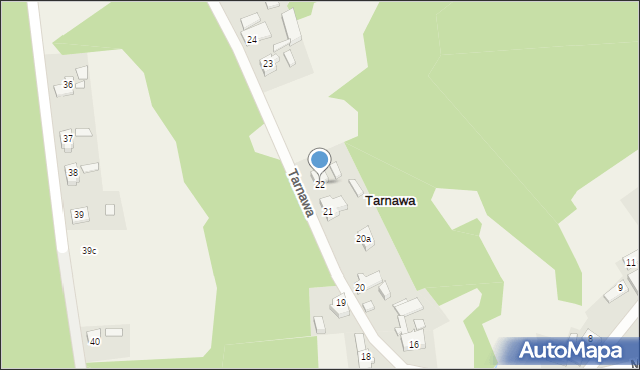 Tarnawa, Tarnawa, 22, mapa Tarnawa