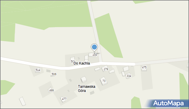 Tarnawa Dolna, Tarnawa Dolna, 104, mapa Tarnawa Dolna