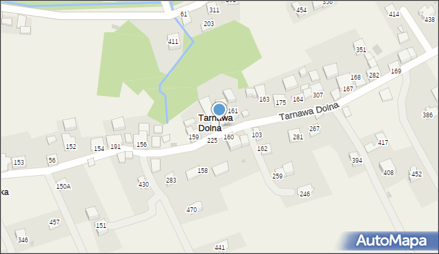 Tarnawa Dolna, Tarnawa Dolna, 280, mapa Tarnawa Dolna
