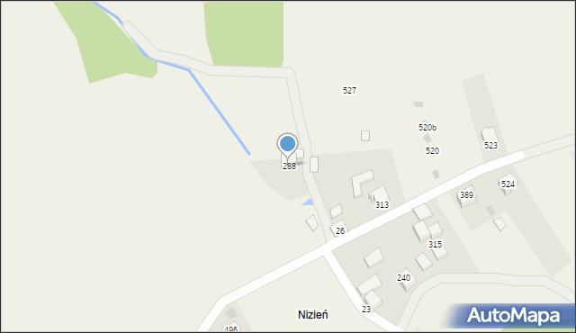 Tarnawa Dolna, Tarnawa Dolna, 288, mapa Tarnawa Dolna