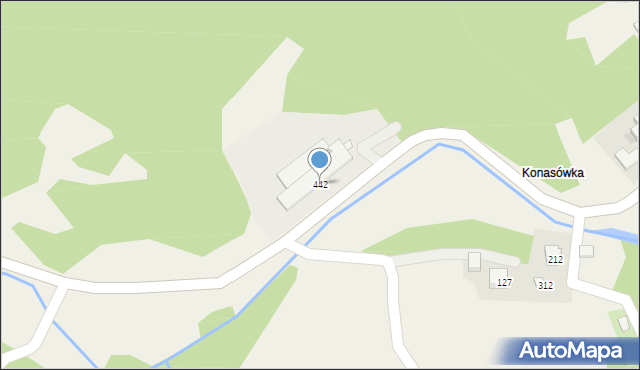 Tarnawa Dolna, Tarnawa Dolna, 442, mapa Tarnawa Dolna