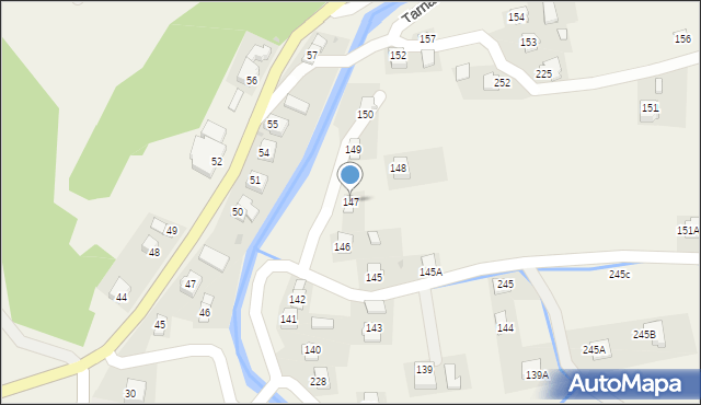 Tarnawa Dolna, Tarnawa Dolna, 147, mapa Tarnawa Dolna