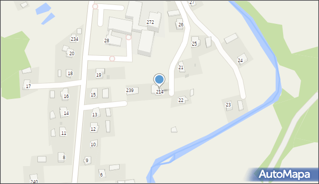 Tarnawa Dolna, Tarnawa Dolna, 214, mapa Tarnawa Dolna